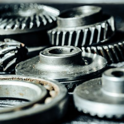 Gears from an old industrial machine