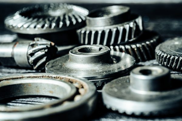 Gears from an old industrial machine